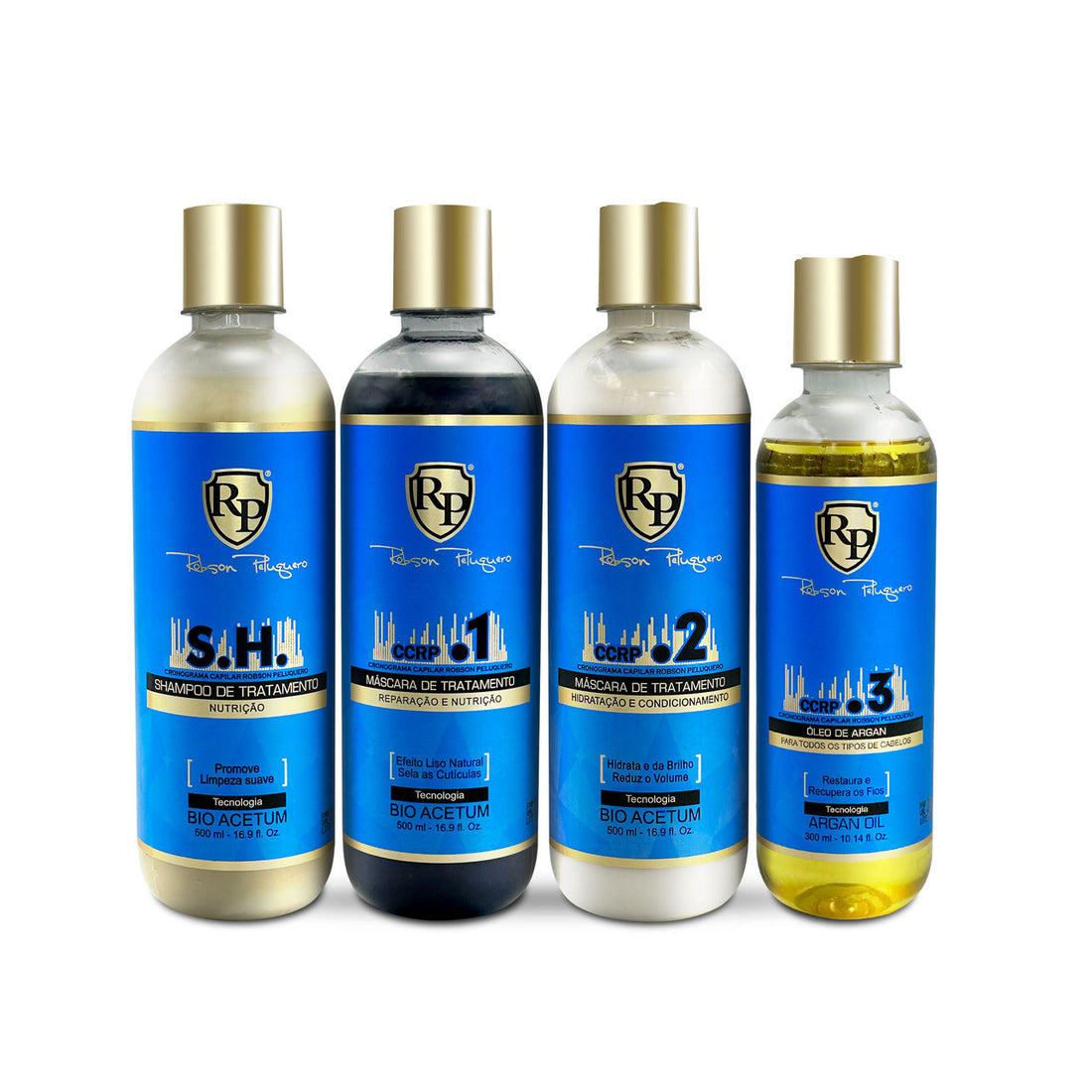 Robson Peluquero, Kit CCRP, 3x 500ml + 1x 300ml
