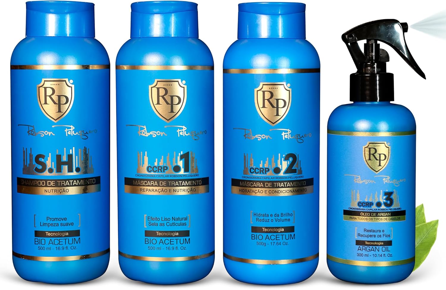 Robson Peluquero, Kit CCRP, 3x 500ml + 1x 300ml