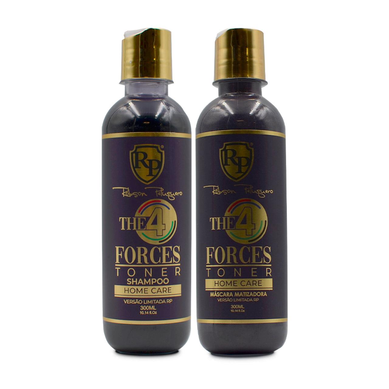 Robson Peluquero, Kit The 4 Forces Toner, 2x 300ml / 2x10.14 fl.oz - BUY BRAZIL STORE