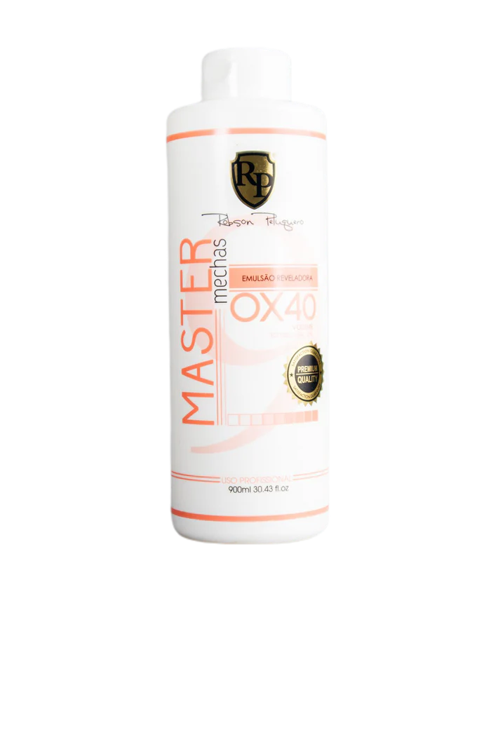 Robson Peluquero, Master mechas ox 40 volumes, Hair Dye For Hair, 900ml