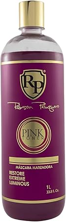 Robson Peluquero, Pink Toner Mascara, Hair Mask For Hair, 1L