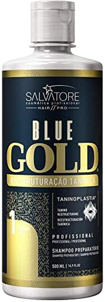 Salvatore, Blue Gold, Deep Cleansing Shampoo For Hair, 500ml