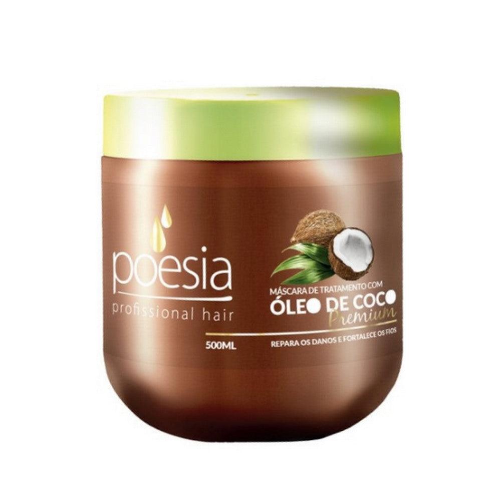 Salvatore, Poesia Oleo de coco, Hair Mask For Hair, 500g - BUY BRAZIL STORE