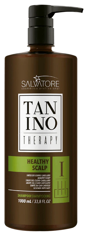 Salvatore, Tanino Therapy Healthy Scalp I, Deep Cleansing Shampoo For Hair, 1L