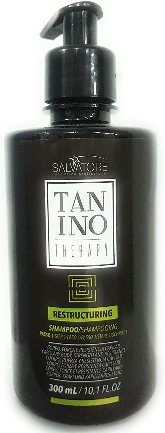 Salvatore, Tanino Therapy Restructuring, Deep Cleansing Shampoo For Hair, 300ml
