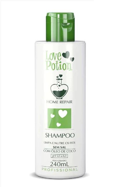 Love Potion, Oleo de Coco, Deep Cleansing Shampoo For Hair, 250ml