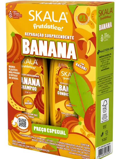 Skala Banana and Bacuri Shampoo and Conditioner