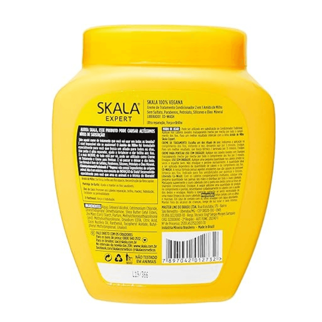 Skala Expert Scara Expert Corn Starch – All Hair Treatment Cream 1000g | 35.2 oz - BUY BRAZIL STORE