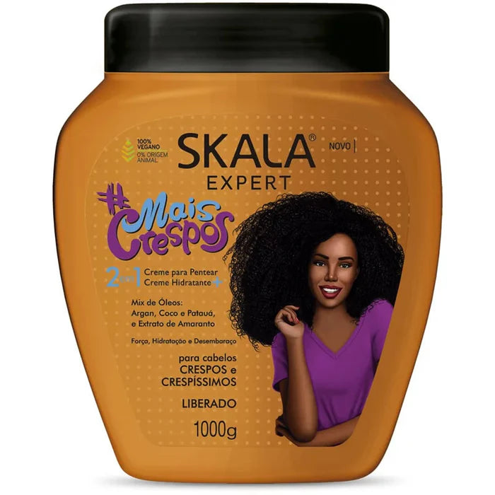 SKALA Mais Crespos Hair Cream / Cream To Comb More Moisturizer 