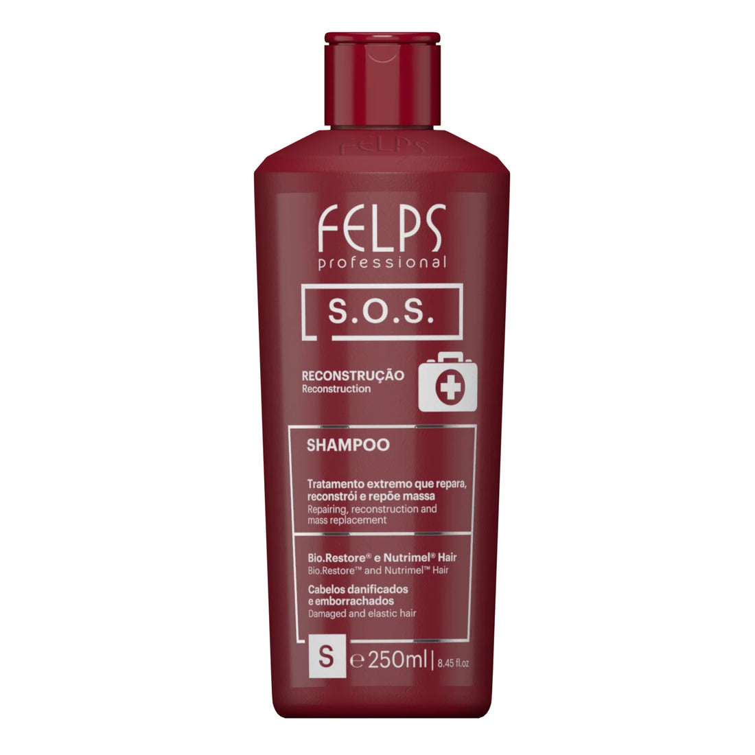 Felps S.O.S Tratamento Extremo  Deep Cleansing Shampoo For Hair  1L 35.8 oz