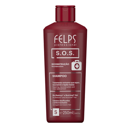 Felps S.O.S Tratamento Extremo  Deep Cleansing Shampoo For Hair  1L 35.8 oz