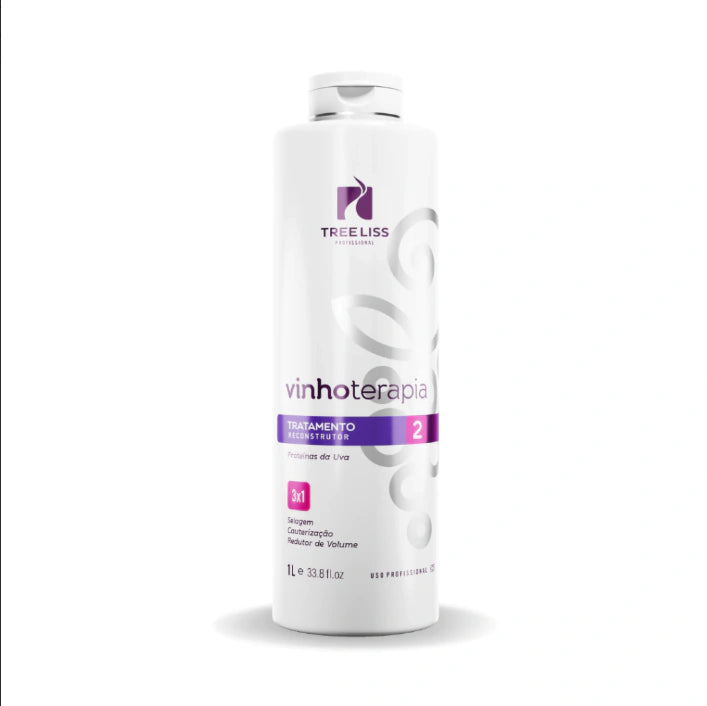Tree Liss, Vinho terapia Tratamento Reconstrutor, Restoring Conditioner For Hair 2, 1L