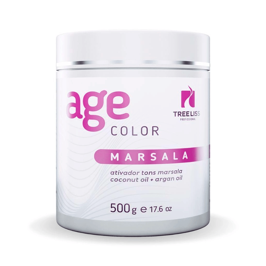 Treeliss Age Color Marsala, Hair Mask For Hair 500g | 17.6 oz - BUY BRAZIL STORE