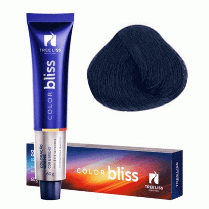 Treeliss Color Bliss Preto azulado 1 Hair Dye For Hair 60g | 2.1 oz - BUY BRAZIL STORE