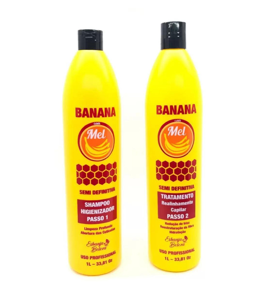 Uniliss, Kit Banana e Mel, 2x1L - BUY BRAZIL STORE