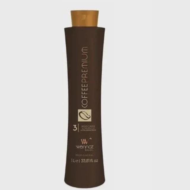Wennoz, Coffee Premium, Hair Mask For Hair 3, 1L