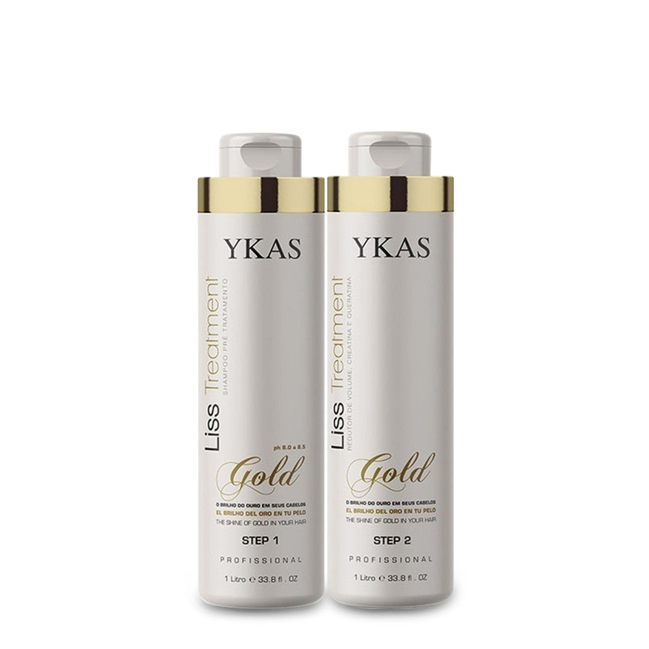 Ykas, Kit Gold, Reducer Treatment, 2x1L