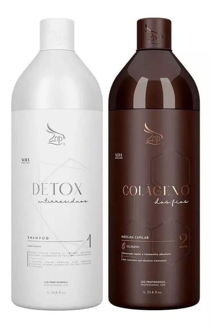 Zap Cosmeticos, Kit Collagen OPlastia, 2x1L - BUY BRAZIL STORE