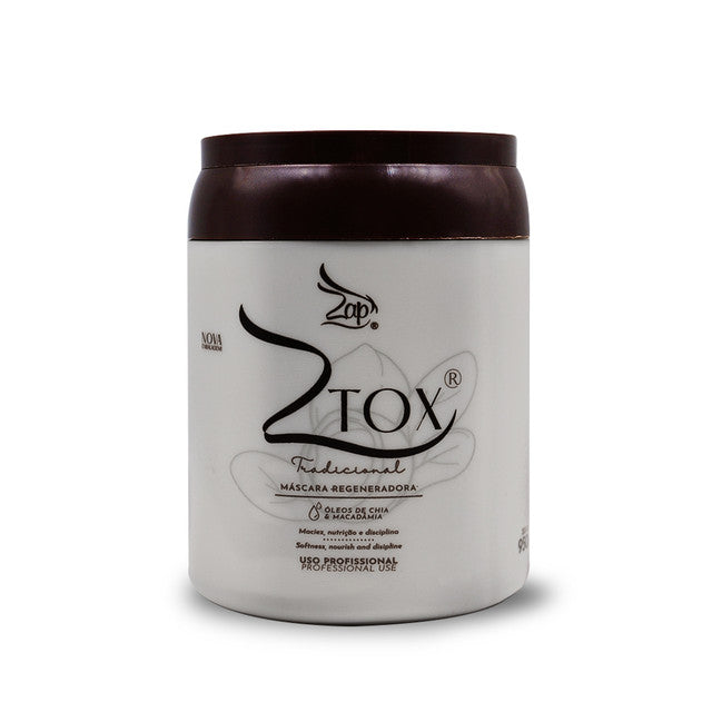 Zap Cosmeticos, Ztox Oleos de Macadamia e Chia, Hair Mask For Hair, 950g