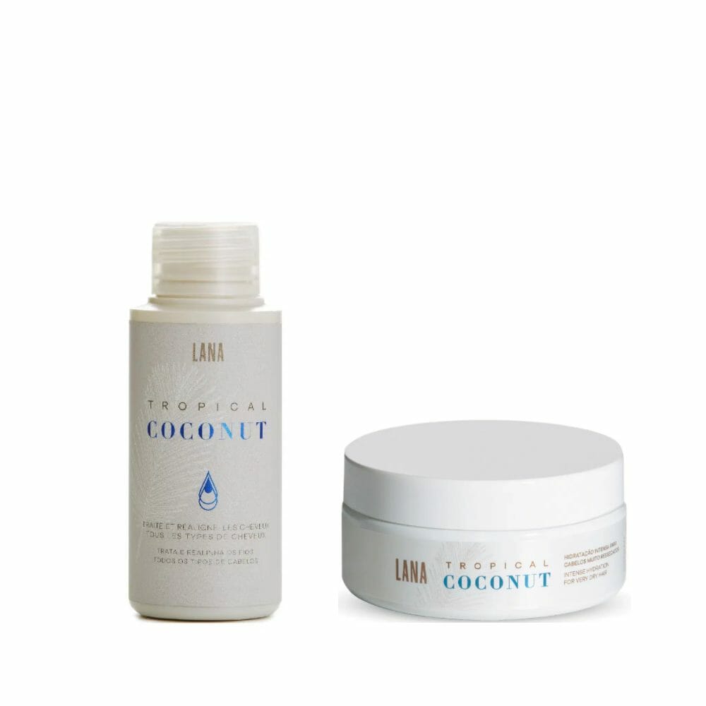 Tropical Coconut Smoothing Hair Treatment - 100ml + Hair Mask 200g