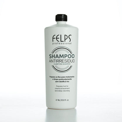Felps, Antirresiduo, Deep Cleansing Shampoo For Hair, 1L | 33.8 oz - BUY BRAZIL STORE
